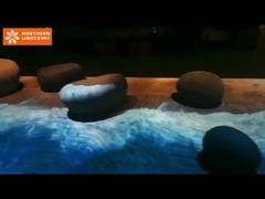 Proyección de piso interactivo Sala inmersiva 3D Proyección de piso holográfico Juego Proyección inmersiva