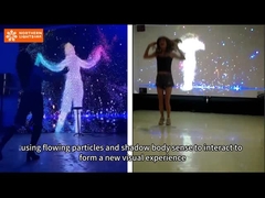 Proyector de juegos interactivos Sistema de proyección de pared para parque de diversiones