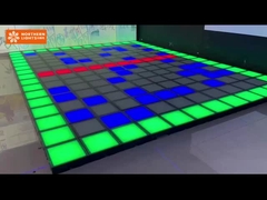 Tejas de pista de baile LED juego interactivo super red para parque de diversiones