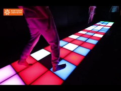 IP65 resistente al agua 30cm*30cm rgb interactivo juego activo led pista de baile para el juego sala de baile