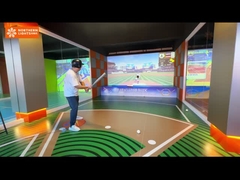 juegos interactivos con proyector Deportes Ar Entretenimiento en interiores Simulador de béisbol