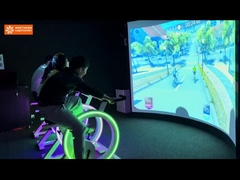Ciclismo virtual Fitness Spinning Bike Interactivo Parque inteligente al aire libre Gran pantalla Deportes Fitness Pro