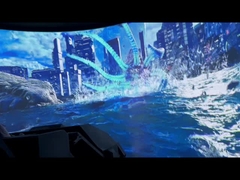 Cine 4k HD Proyección curva de pantalla 3D Vuelo Orbital Efectos Especiales