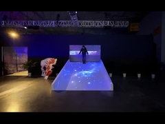 Sistema de juego de proyección de diapositivas de piso Proyector de castillo travieso para juegos de piso