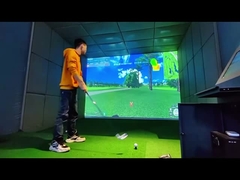 Simulador de golf Ocio Proyección interactiva Ar Simulador de golf para centro de juegos interiores