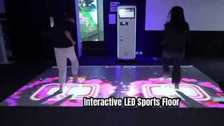 Nuevas tendencias, proyector deportivo interactivo todo en uno, máquina de proyección de suelo para juegos de entrenamiento móvil para
