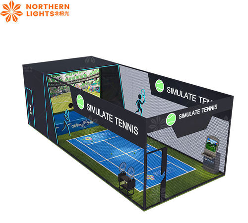 Últimas noticias de la empresa sobre Juego de simulador de tenis Ar Indoor Juego de tenis de deportes somatosensorial