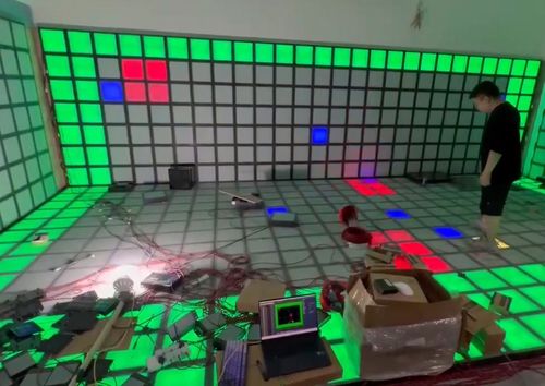 Últimas noticias de la empresa sobre Tejas de la pista de baile LED Máquina de juego Grilla de salto Juego interactivo Super Grilla