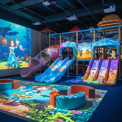 Últimas noticias de la empresa sobre Los parques infantiles interiores aumentan el tráfico peatonal y los ingresos: 5 juegos de proyección interactivos imprescindibles