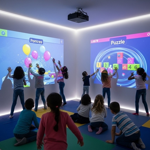Últimas noticias de la empresa sobre Dominar el futuro de la diversión: Guía de juegos interactivos de proyección de pared