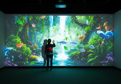 Últimas noticias de la empresa sobre Interactive Wall Projection: A Spatial Magic Trick That Delivers High ROI at Low Cost