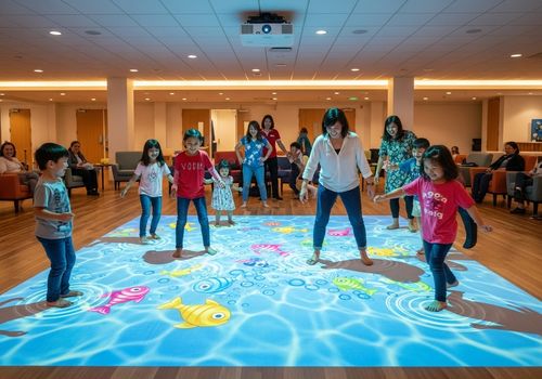 Últimas noticias de la empresa sobre Comprised of an Interactive Floor Projector: The Complete Guide to Everything YOU Must Know as a Beginner