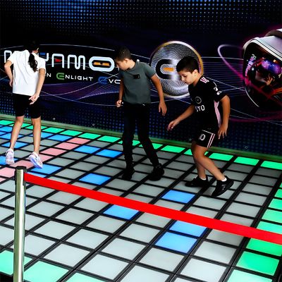Northern Lights Sala de juegos Super Grid Por Activar Lava Juego LED piso