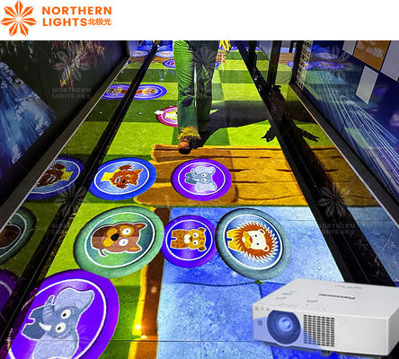 Buen precio Juego de proyección de proyectores de piso de interacción interior para parque infantil en línea