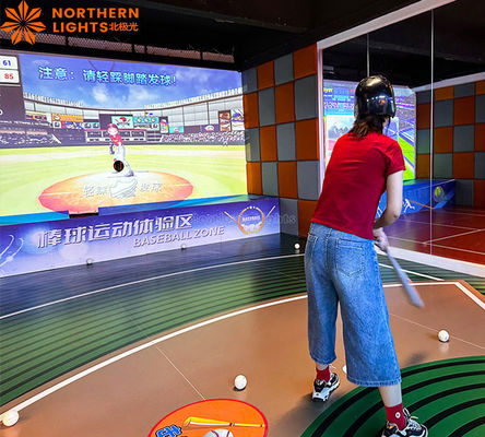 Buen precio Realidad Aumentada Deportes Interactivos Ar Indoor Simulator Juego de Entretenimiento de Béisbol en línea