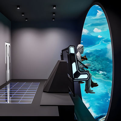 Buen precio Parque de diversiones Cine a ojo desnudo 360 grados Experiencia inmersiva Teatro de cúpula voladora en línea