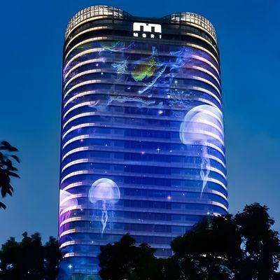Buen precio Proyección arquitectónica MURAL Proyector Mural Sistema 3D Video Mapping En el edificio en línea