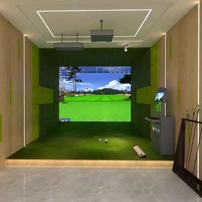 Buen precio Simulador de golf de lujo en interiores Juego interactivo Proyector de arte profesional en línea