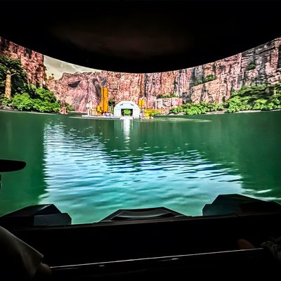 Buen precio Iluminación del norte Simulador de cine 5d Movimiento visual inmersivo Cine orbital en línea