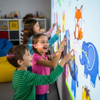 Buen precio Juego de Pintura de Proyección Mural Interactiva para Niños – ¡Crea y Juega! en línea
