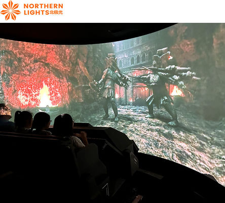 Buen precio Iluminación del norte Simulador de cine 5d Movimiento visual inmersivo Cine orbital en línea