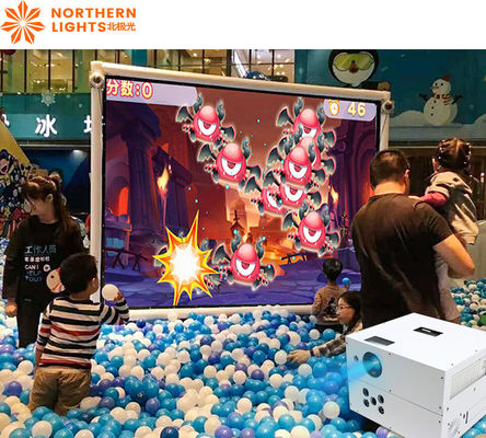 Buen precio Niños Sistema de proyector de juegos interactivos Rompiendo bolas Imersiva pared en línea
