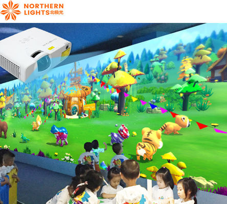 Buen precio 3400 Lumens Juegos de pintura interactivos para niños Sistema de proyección de pared interactivo en línea