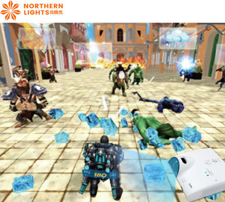 Buen precio Proyección holográfica 3D Mechwarrior Proyector de juegos interactivos para niños en línea