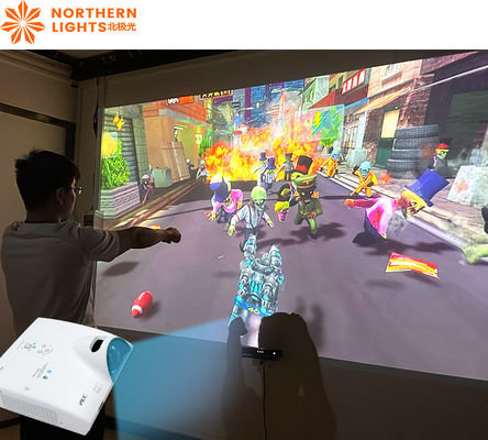 Buen precio Holográfico 3400 LM Interactivo Proyección de Pared Rayo Interactivo Juego en línea
