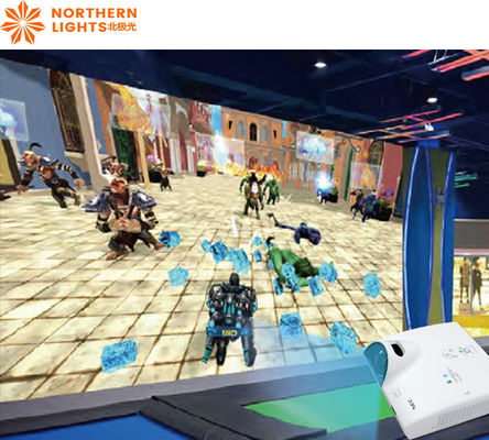 Buen precio Sistema de proyector de juegos interactivo de 110V-250V para Naughty Castle en línea