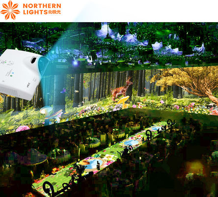 Buen precio Luces del Norte proyector de pantalla holográfica cena inmersiva para la boda en línea