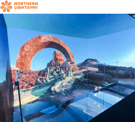 Buen precio Cine inmersivo con pantalla LED Simulador de cine para el turismo cultural en línea