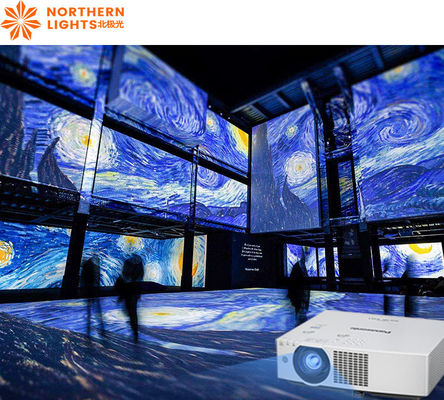 Buen precio Proyección de piso multicanal de pared inmersiva de holograma 3D para hotel en línea
