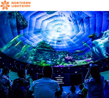 Buen precio Proyección inmersiva Teatro domo Proyector holográfico para decoración de hoteles en línea