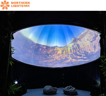 Buen precio 3200 lumens 360 proyección inmersiva Sistema de proyección de cúpula de cine en línea