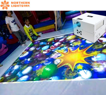 Buen precio Proyección interactiva de piso de trampolín 3500 lúmenes para patio de recreo interior en línea