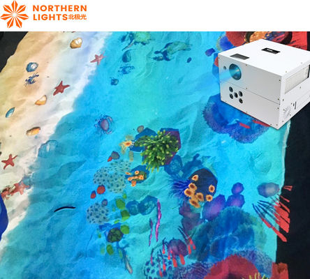 Buen precio 3500 lumens Proyector de juegos interactivos Hoyo de arena Juego para parque de proyección en línea