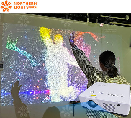 Buen precio 3400 Lumens Proyector de juegos de pared Sistema de proyección interactivo para decoración en línea
