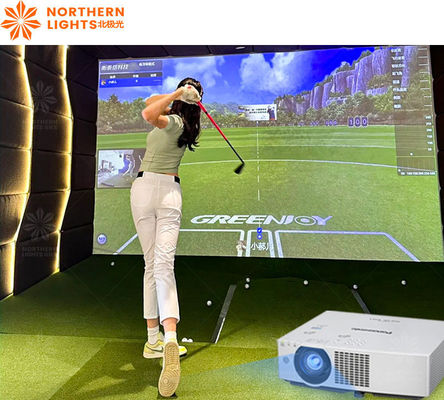 Buen precio Proyección 3D Interiores Infrarrojos Inducción Simulación de Golf Entrenador Simulador de Golf en línea
