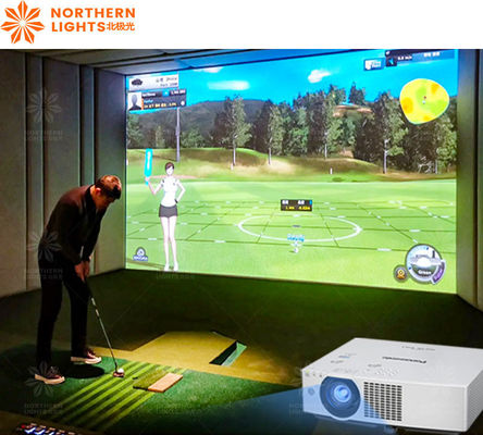 Buen precio Proyección 3D Interiores Infrarrojos Inducción Simulación de Golf Entrenador Simulador de Golf en línea