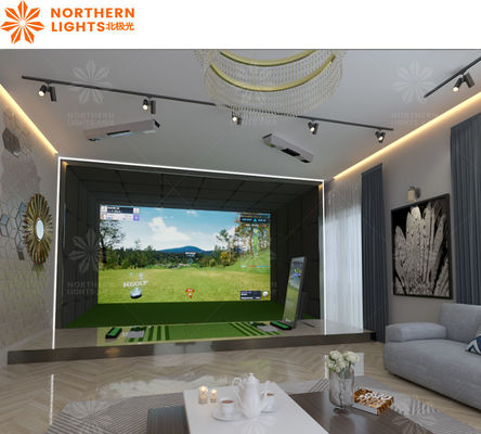 Buen precio Simulador de golf en interiores personalizado Zona deportiva de negocios Simulador de golf para parque de diversiones en línea