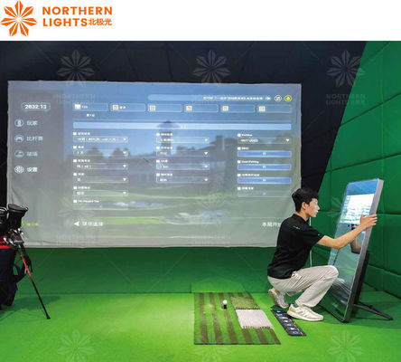 Buen precio Deportes realistas Ar Simulador de golf Proyección interactiva de golf Simulador de golf de pared en línea