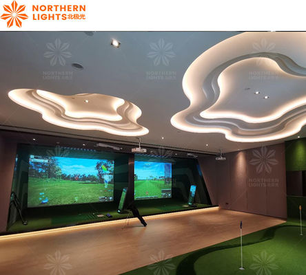 Buen precio Simulador de golf de lujo en interiores Juego interactivo Proyector de arte profesional en línea