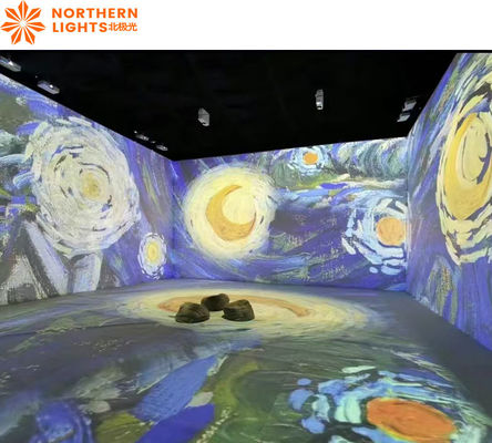 Buen precio Tecnología de cuevas de realidad virtual Inmersiva Proyección de espectáculos de arte de fiesta visual en línea