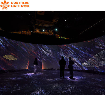 Buen precio Museo de Arte Digital Exposición 3d Proyector de mapas inmersivos Proyección interactiva en línea