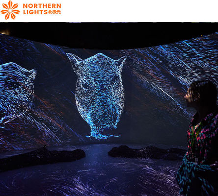 Buen precio Fondo del escenario Parque de juegos de interior Sistema de proyección de video interactivo en la pared en línea
