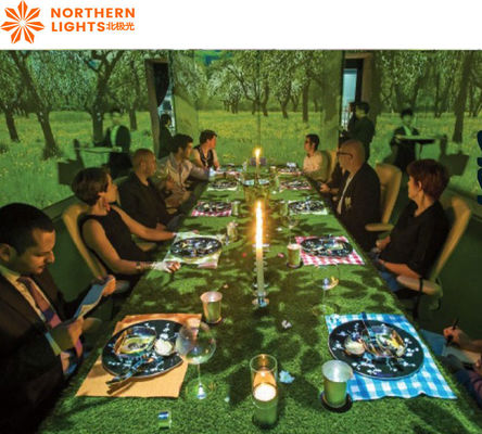 Buen precio Solución innovadora de proyección espacial inmersiva de salón de banquetes de bodas holográficos en línea
