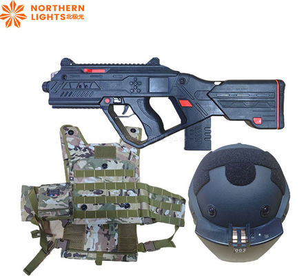 Buen precio Equipo de juego de tiro comercial Conjunto de juego de batalla de pistola de etiqueta láser en línea