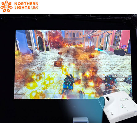 Buen precio Luces del norte Mech de detección atractiva Guerrero Proyección de pared Máquina de juego interactivo en línea