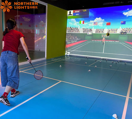 Buen precio AR Deportes Deportes de acondicionamiento físico Equipo de juego de movimiento Parque de diversiones en interiores Producto Simulado Bádminton en línea